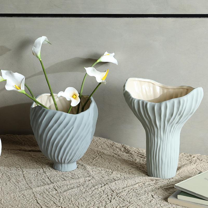 Handmade Large Ceramic Vase Modern Dried Flower Vase Home Decor Gift for Living Room Entryway