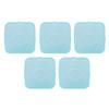 Pcs Small Plastic Box Transparent Blue Multifunctional Dust Prevention Clear Container for Handicr
