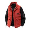 Winter Men's Thickened Warm Stand-up Collar Cotton Vest for Men 2026 New Large Size Loose Waistcoat Jacket for Men