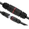[JN] 1/3Pcs Wire Connector IP68 Waterproof Cable Connector Quick Connection 2 In 2 Out 2/3 Pin Electrical Terminal Adapter