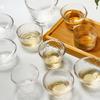 1Pc Creative Hammered Glass Kung Fu Tea Cup Home Thickened Gift Tea Set
