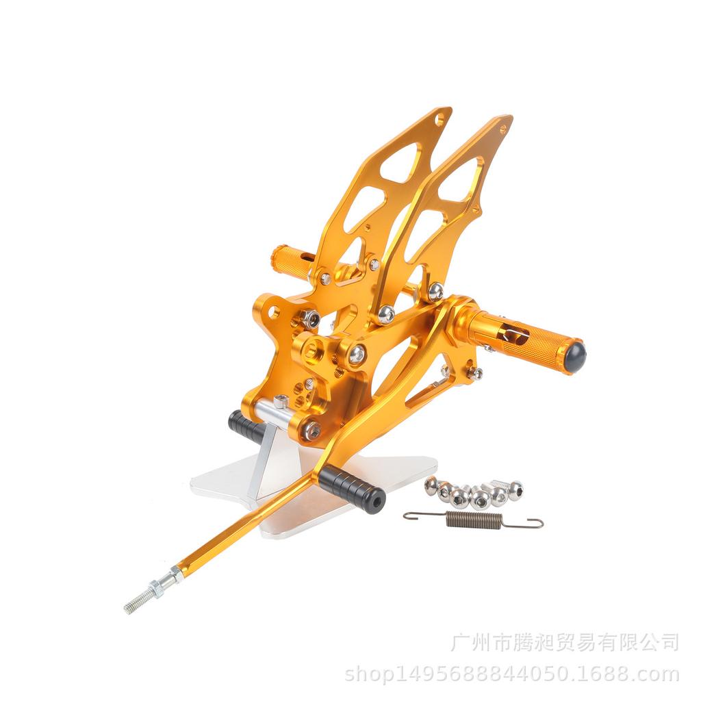 Compatible with Kawasaki EX250 Ninja 250R 2008-2012 CNC Motorcycle Front Footpeg Triangle Bracket