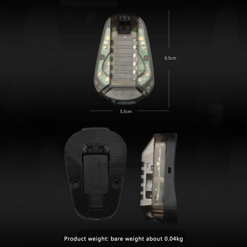 Multipurpose Helmets Strobe Light Waterproof Ladybird Lamp Tactics Survival Safety Flash For Camping Outdoor Tool