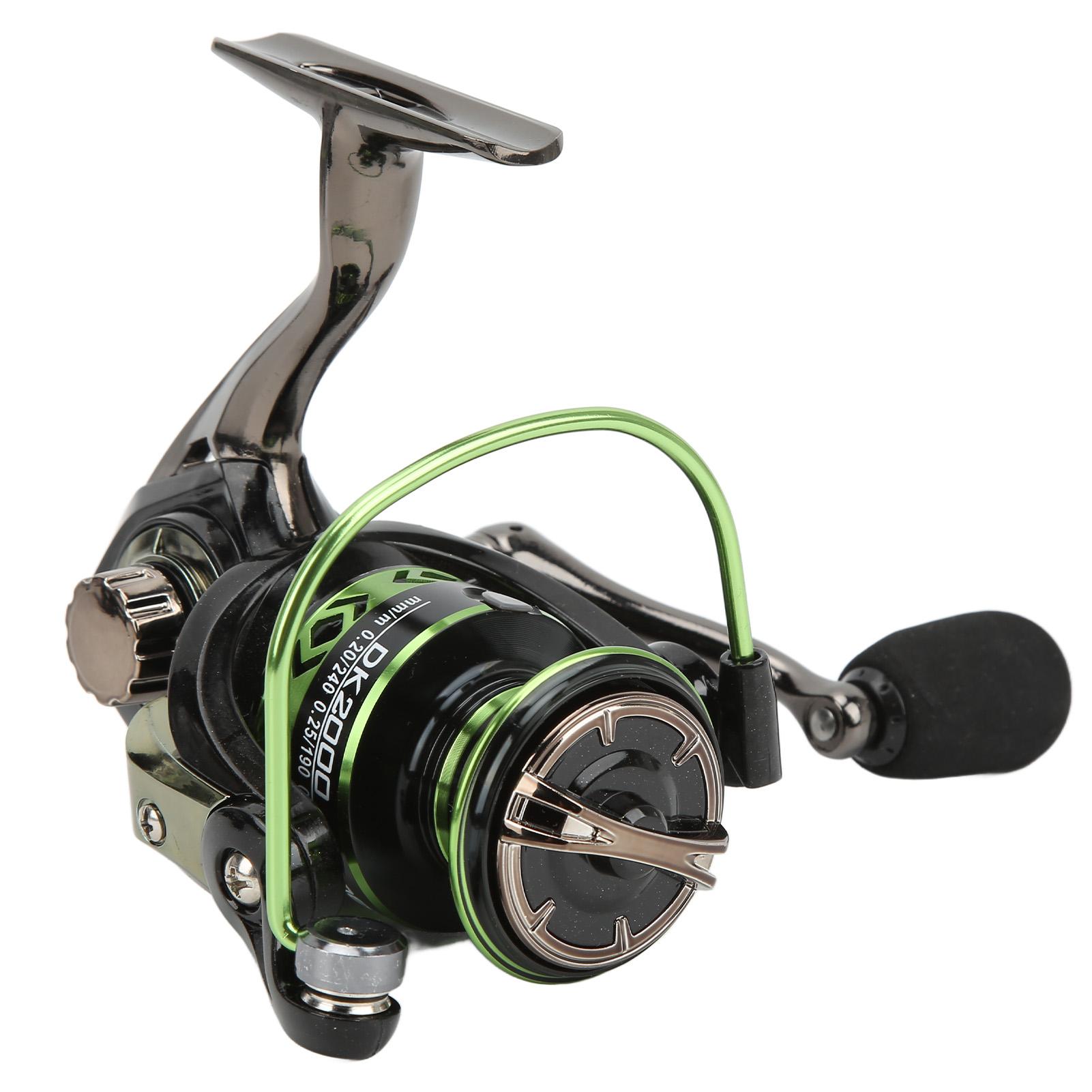 

All Metal Fishing Line Wheel 45 degrees Large Chamfer 5.2:1 Spinning Wheel Fishing ReelsDK2000 DK2000