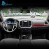 Echter Weicher Karbonfaser-Aufkleber für Chrysler 300 300C 2011 2012 2013 2014 Links- und Rechtslenker Auto Fahrer Beifahrer Beifahrersitz Verkleidungszubehör