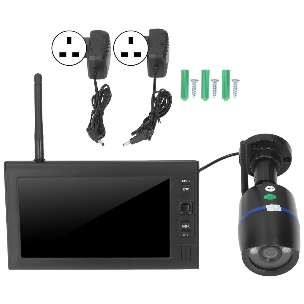 7in High Definition 720P Infrared Camera Wireless Surveillance Camera 4 Channel DVR Household Video