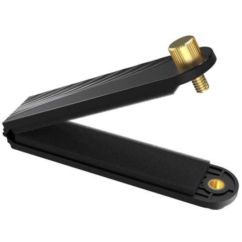 Abaodam Guitar Muting Stand, Acoustic Guitar Accessories, Silencer, String Muffler, Mute Device, Screw Adjustable Volume Control, Compact 8cm, Black,