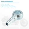 ACROPIX 2pcs Banjo Hose Barb Bolt Fittings Universal Banjo Fitting Fuel Line Adapter Connector