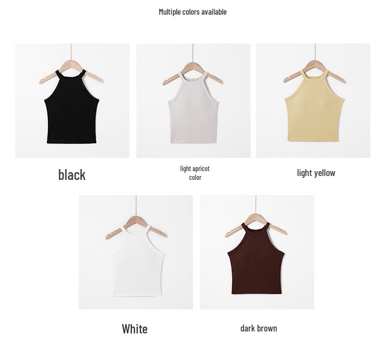 Women's Wireless Sports Bra with Stylish Straps and Built-in Pads