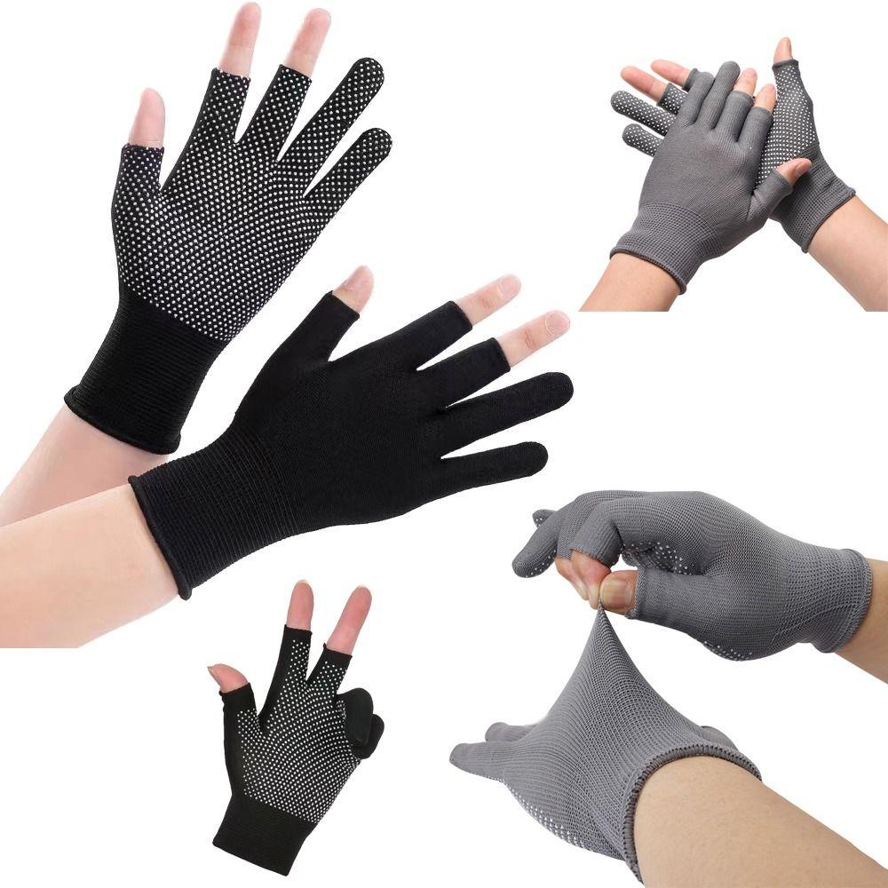 Stretch Cycling Gloves Sunscreen Spring Summer Gloves Sun Protection Driving Mittens  Men/Women