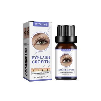 Black Curling Eyelash Serum Natural Hydrating Lash Growth Essence 10ml