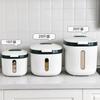 5kg Rice Bucket Moisture-proof Insect-proof Sealed Tank Pressed Surface Thickened Powder Storage Bucket Kitchen Storage Box