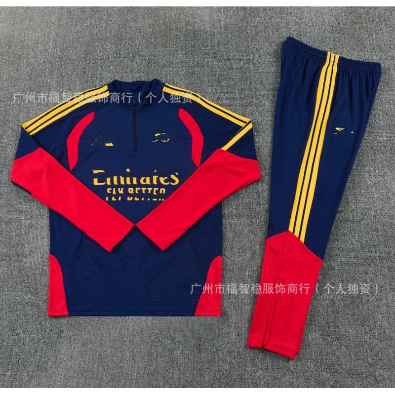 2026-2027 Football Training Suit Set Men Women Unisex Long Sleeve Sports Tracksuit Arsenal Barcelona Real Madrid Inter Milan