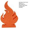 1 Set Flame Puzzle Red Flame Jigsaw Puzzle Educational Toy Desktop Decoration Ornament Puzzle Enthusiasts Gift