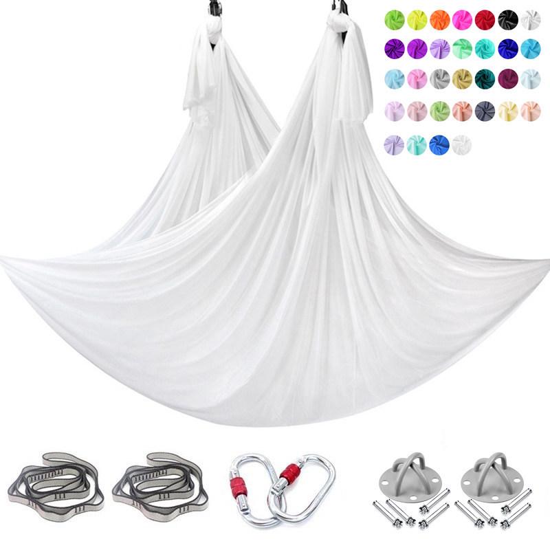 6m Nylon Aerial Yoga Hammock Set for Home and Studio Use