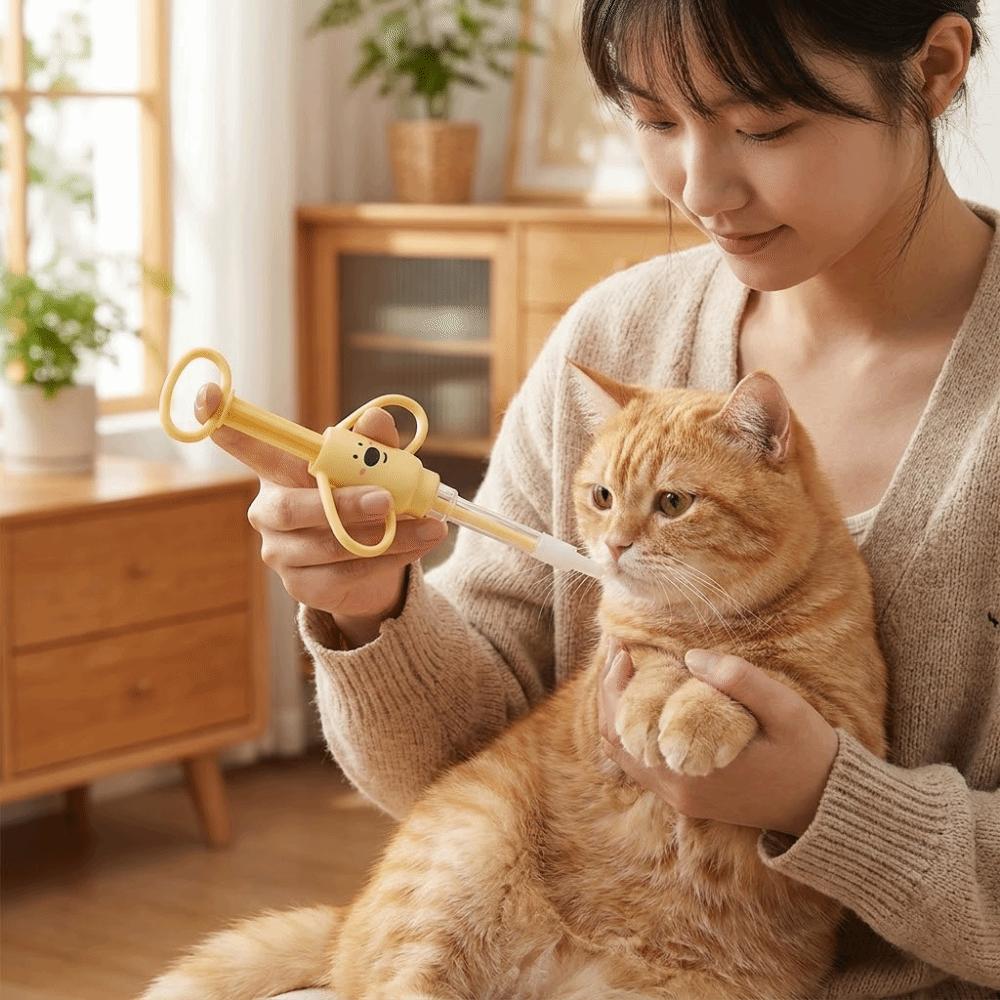 Distributeur de nourriture pour chaton détachable Anti-étouffement Dispositif d'alimentation pour chat Distributeur d'eau pour chaton Pour chaton chiot