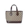 Gucci Ophidia Detachable Shoulder Strap Double G Logo Supreme Canvas Tote Bag Women Tote Bag Beige Ebony 811716-K9GSG-8358