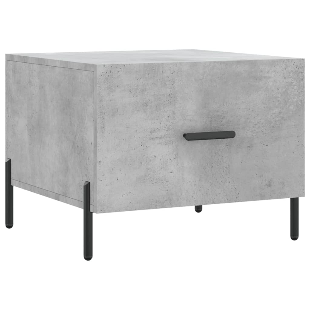 Vidaxl Couchtisch, Beton Grau, 50x50x40 cm