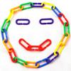 400pcs Geometric Interlocking Buckle Colorful Plastic Clips Hooks Chain Links Kids Educational Toy