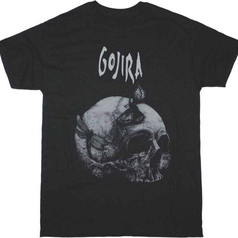 Gojira Moth Skull Black T-Shirt S разноцветный