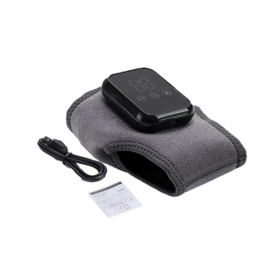 

1/2Pcs Electric Foot Massager with Smart Timer Achilles Tendonitis Pain Relief Ankle Heating Pad Wrap Cordless Heated Vibrating Feet Ankle Brace 1pc серый