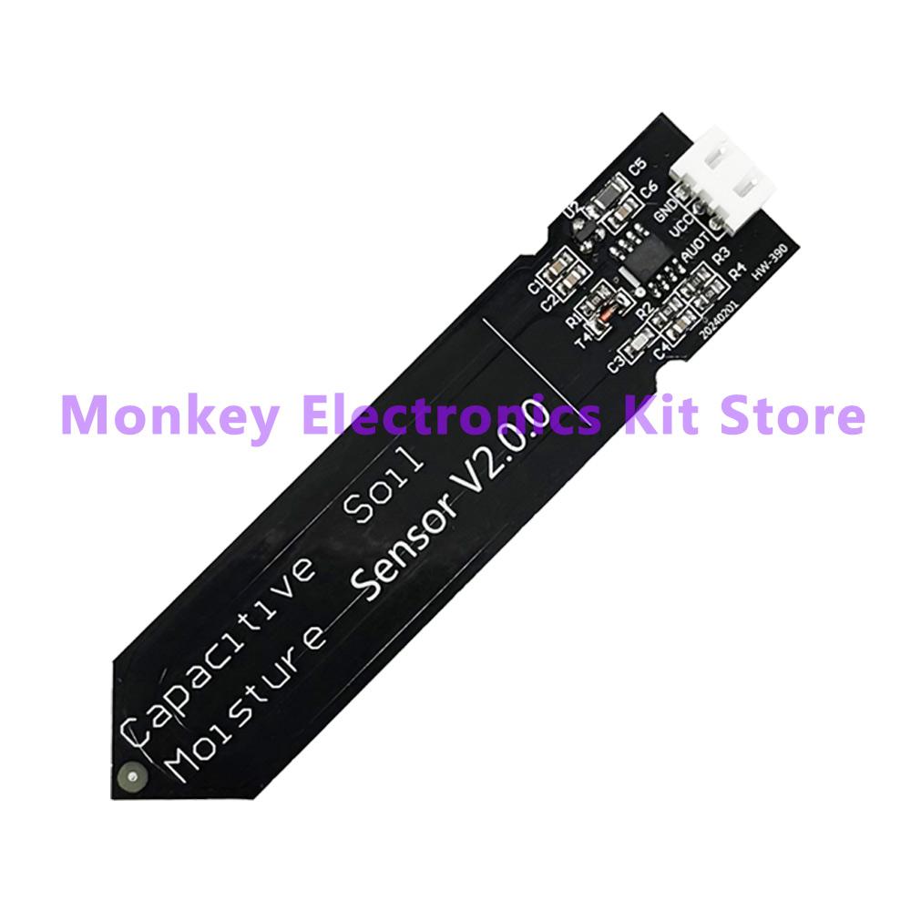 1/1 PCS Capacitive Soil Moisture Sensor Corrosion Resistant for R1 Board Moisture Detection Garden Watering DIY