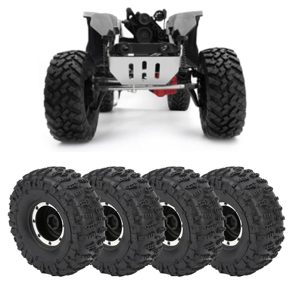 4PCS 1/10 Remote Control Car Hub Tire Set for Traxxas Trx4/HSP/Tamiya Axial SCX10 D90