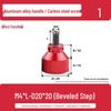M3M4 Aluminum Alloy Hand-Tightening Flat Head Knurled Adjustment Screw Bolt