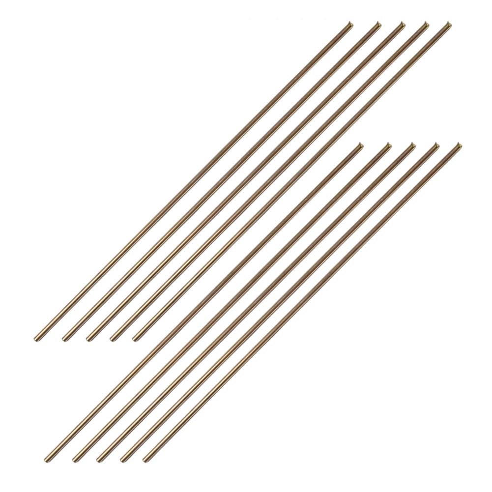 Brazing Wire (Set of 25) in Brass Material Perfectly Suited for Oxyacetylene Welding Applications at a Length of 250mm