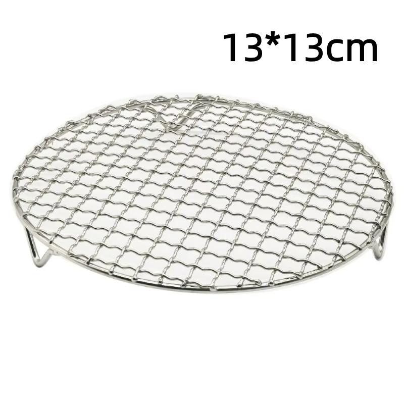 Stainless Steel Round Cooling Baking Rack Food Grade Wire Grid Tray for Oven Baking Cake Cookie Kitchen Baking Tools