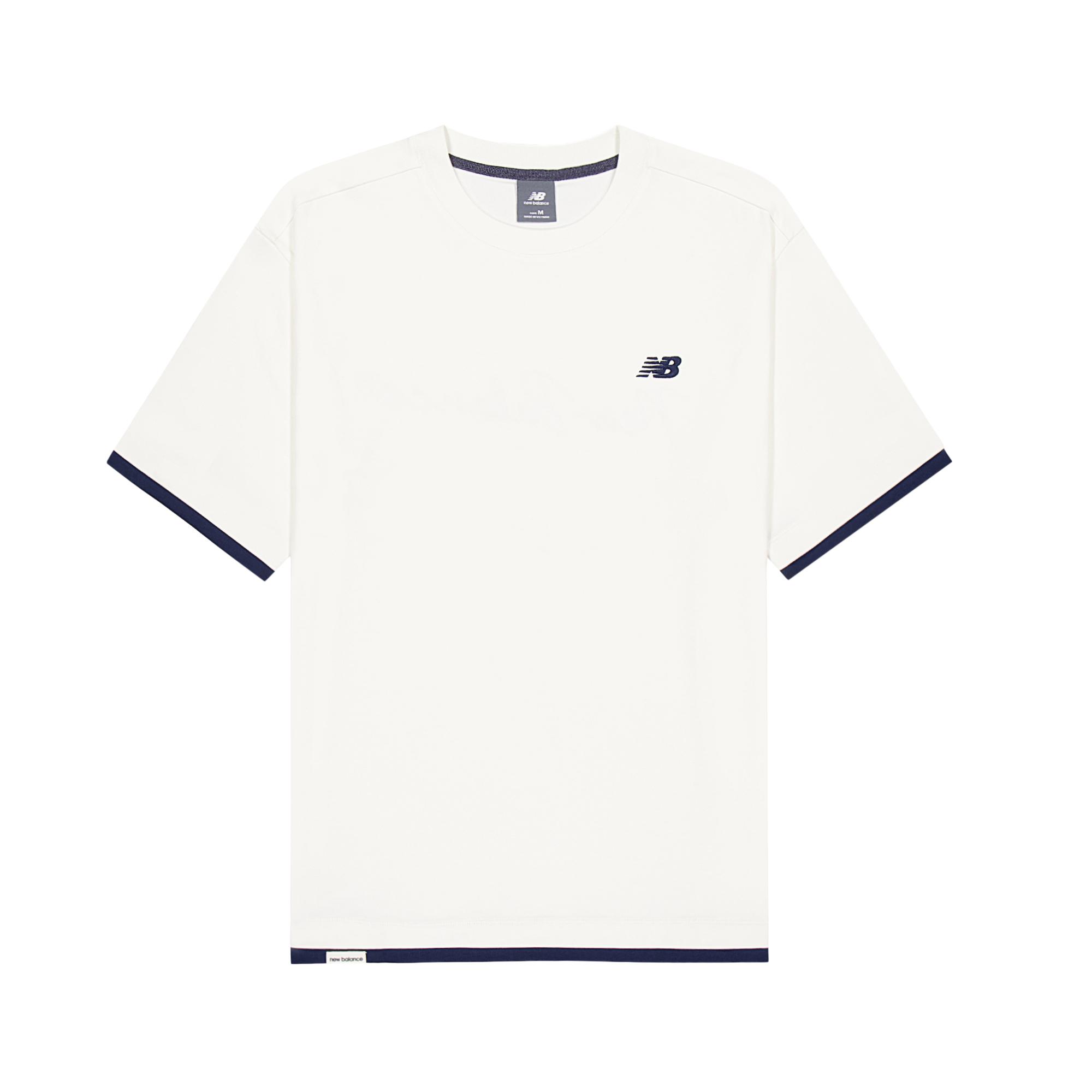 New Balance T Shirt Men s White MT6154KS-SST L