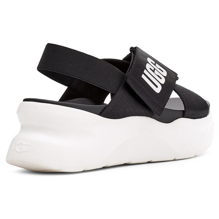 UGG Women's La Breeze Platform Sandals Black White 1117354-BWHT