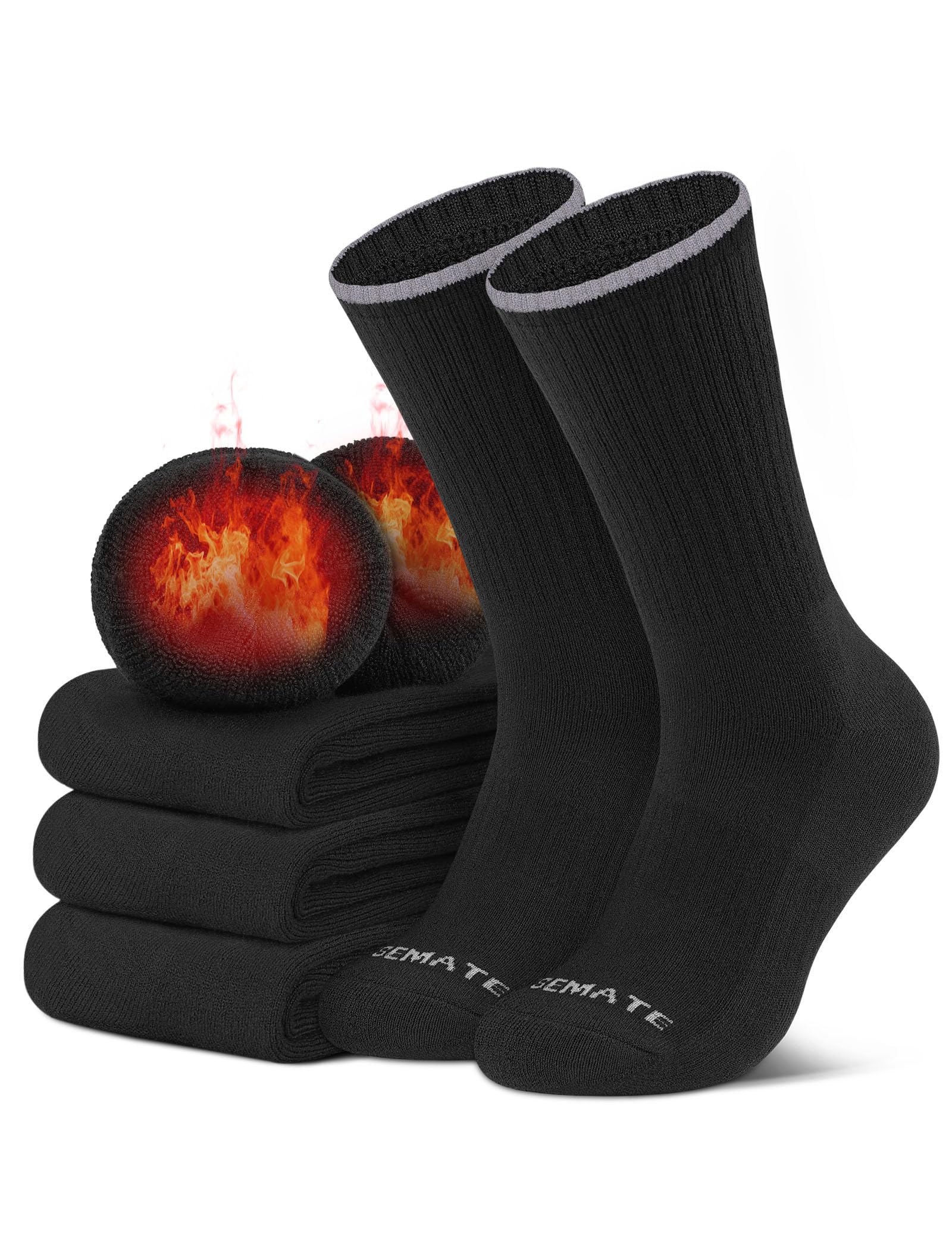 

Густой запах пота Быстрый ворс Комната Тепло Холод Холод Гора 5 Черный [Closemate] Мужские носки, зимние, антибактериальные, устойчивые, впитывающие, высыхающие, подкладка,