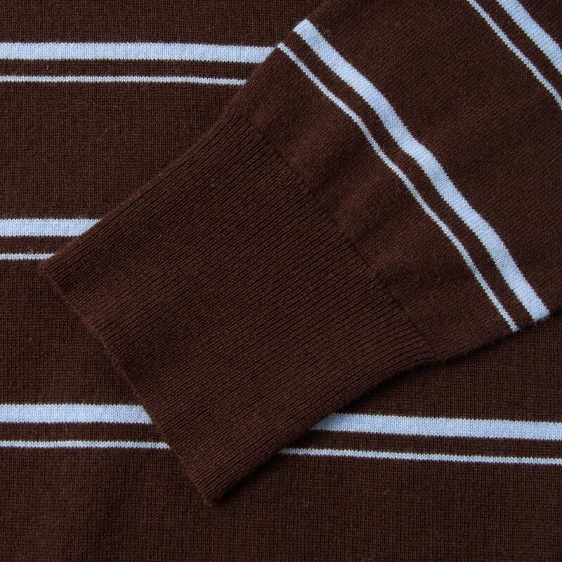 SEIFINI Women's V-Neck Striped Cardigan