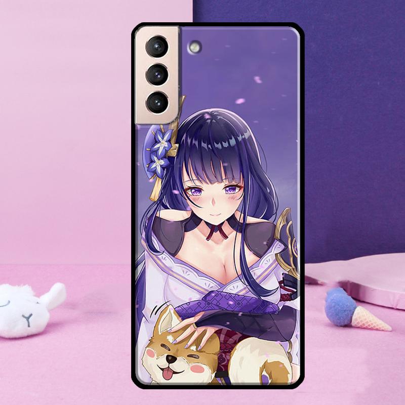 Baal Genshin Impact Game Phone Case For Samsung Galaxy S25 Ultra S23 S20 S21 S22 S24 FE S9 S10 Plus S24 Ultra Cover