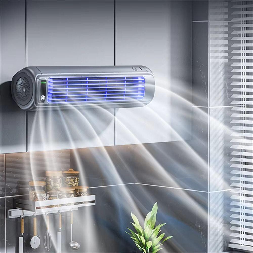 3 Speeds Desk Fan Quiet Wall Mount Fan Portable Air Conditioning Fan  Bedroom