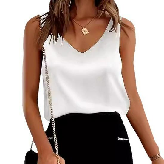 European-American Women's Summer Casual Sleeveless Camisole Top