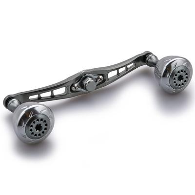 HEIGHTEN 120mm Baitcasting Reel Handle for Shimano, Daiwa, and Abu Garcia Spider Series Baitcasting Reels (120mm, Gunmetal) (HT03201)