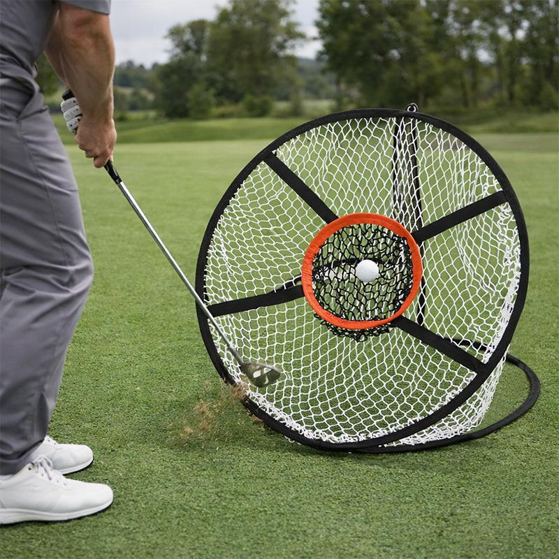 1Pc Golf Chipping Net Foldable Golfing Practice Net Outdoor/Indoor Target Accessories Practice Swing Game