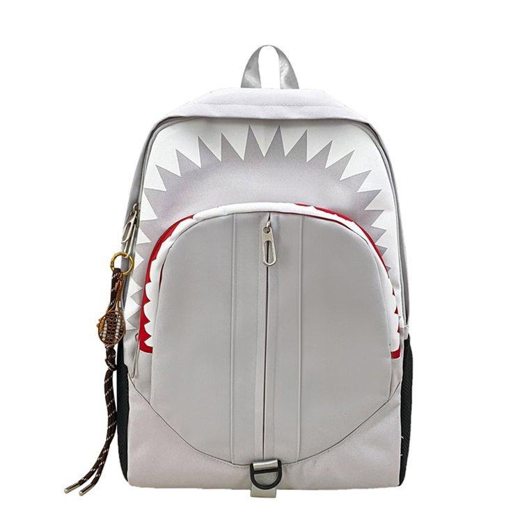 Schoolbag College Style Cute Large Capacity School Bag Female Casual Versatile Backpack Junior High School Girl High School Student Shark Backpack