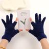 Touchscreen Fleece Gloves for Women Winter Warmth Student Finger-Exposing Gloves Outdoor Two-Half-Finger Thick Writing Gloves