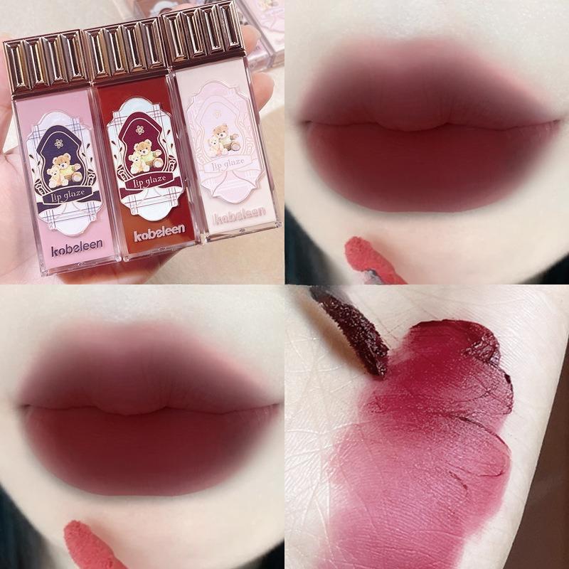 

Облачная глазурь для губ, шесть цветов, матовая бархатная помада, сладкая отбеливающая грязь для губ с низкой насыщенностью 3g