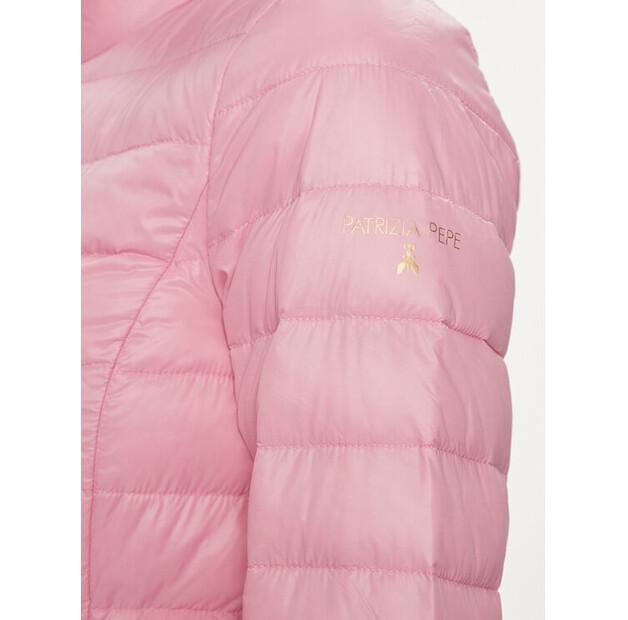 Пуховик Patrizia Pepe CO0178/A503-M482 розовый Regular Fit