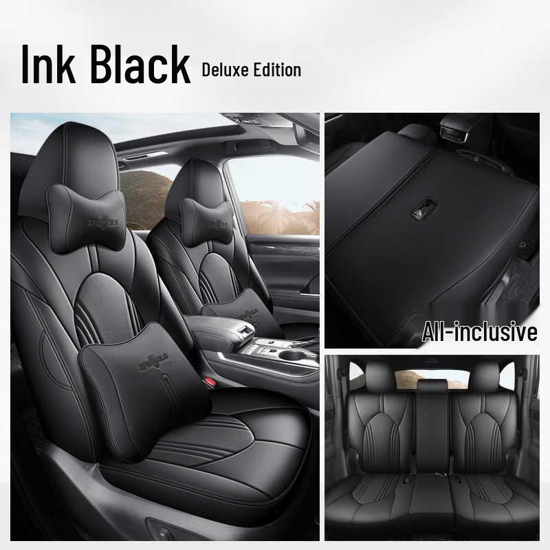 Toyota Highlander Car Seat Cushion Set: 5-Seater and 7-Seater All-Season Full Coverage Interior Accessories