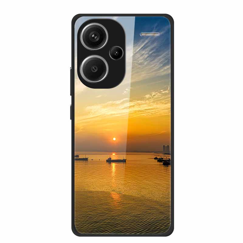 For Redmi Note 13 Pro Plus 5G Case Tempered Glass Hard Back Covers for Redmi Note 13 Pro 5G  Note 13 Pro+  13 Luxury Cover Coque
