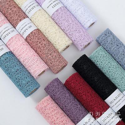 Changyi Jacquard Hálós Virágos Csomagolópapír: Kiváló minőségű géz háló friss rózsákhoz