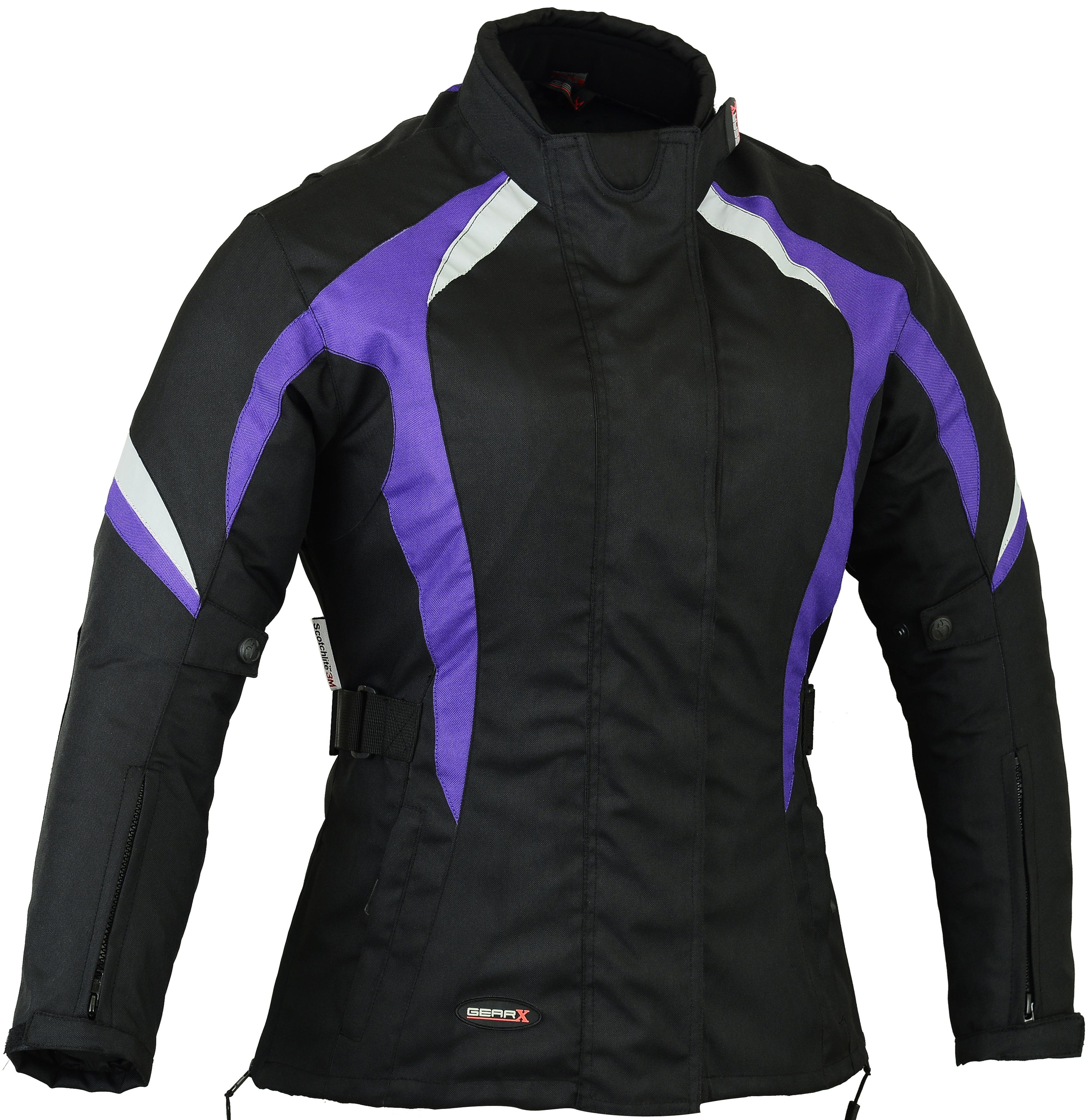 

Жіноча мотоциклетна куртка Mopet Motorbike Protective Coat with Armours L фіолетовий