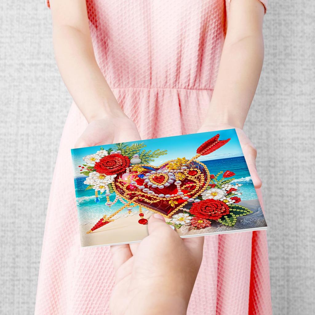 Diamond Painting Greeting Cards Handmade Diamond Art Cards Diamond Art Greeting Cards Arts Crafts for Birthday Thanksgiving Day