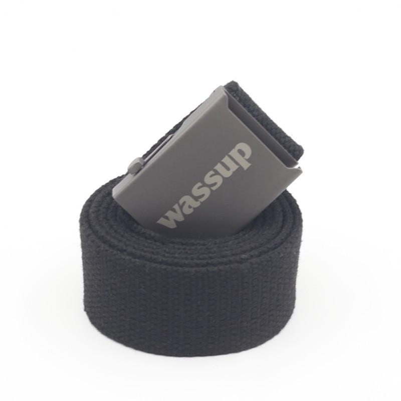 Alloy Trendy Fashion Automatic Buckle Canvas Leather Men s Retro Casual Belt 120 cm чёрный