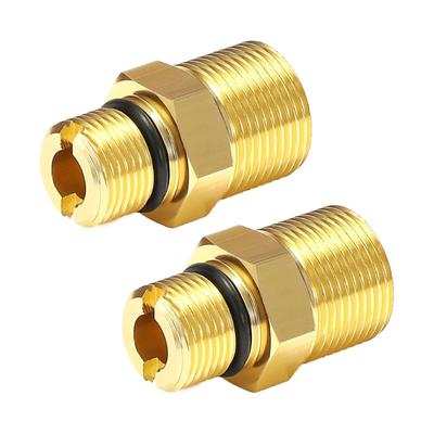 2Pcs Aluminum Water Outlet Fittings With O Rings Seals Water Outlet Fitting For High Pressure Washing Pumps Connection